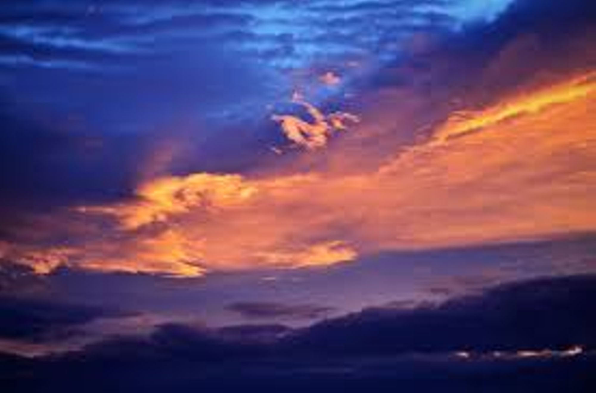 Un joli coucher de soleil