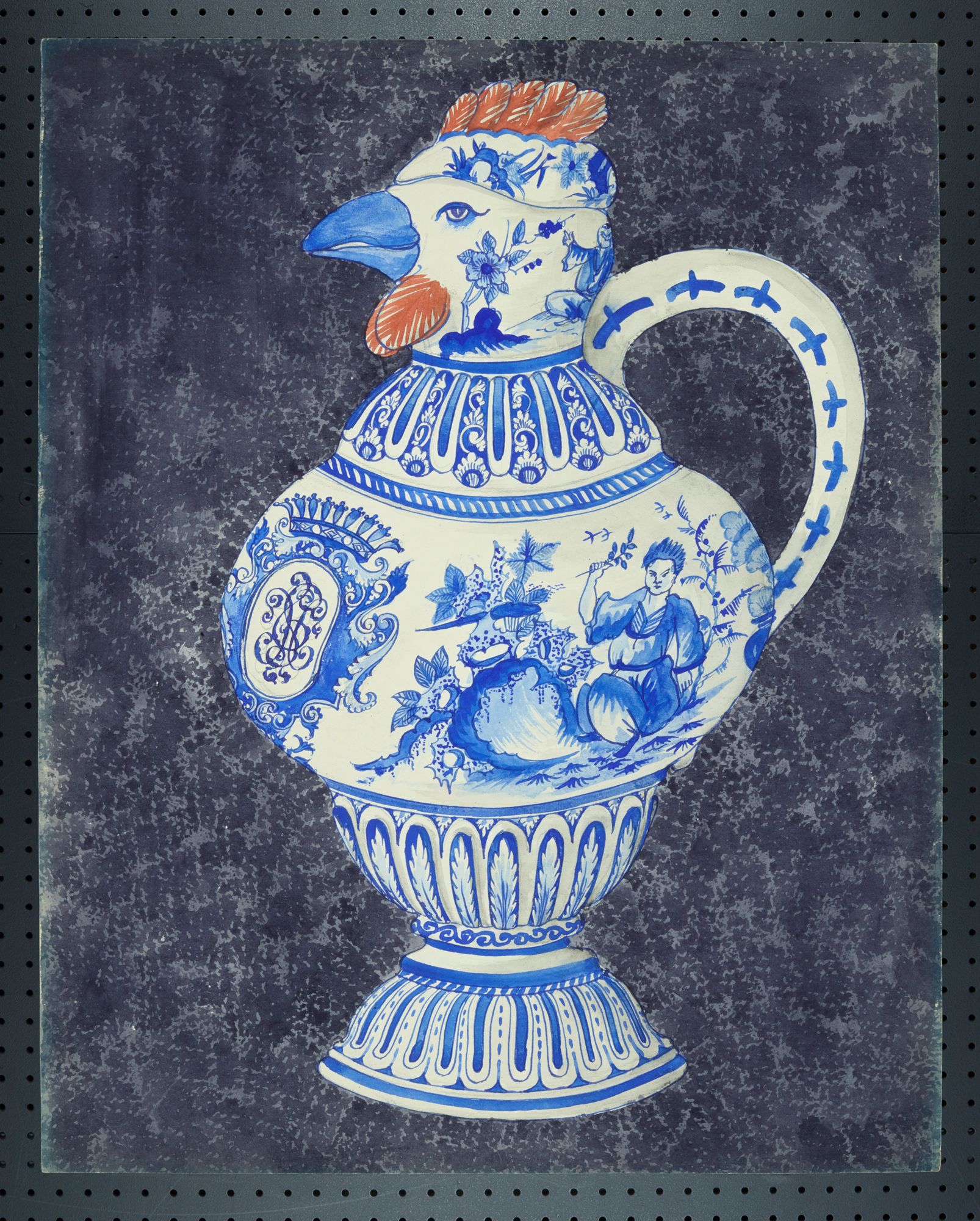 Aquarelle de Marius Moreau